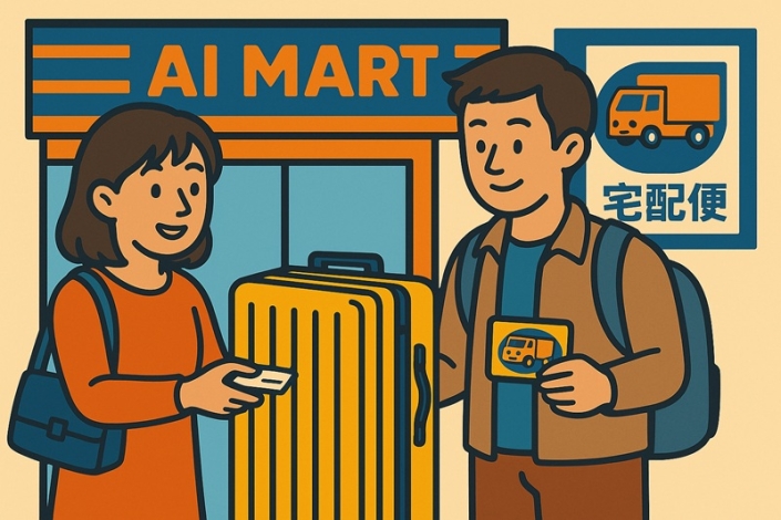 Transfert des bagages au Japon