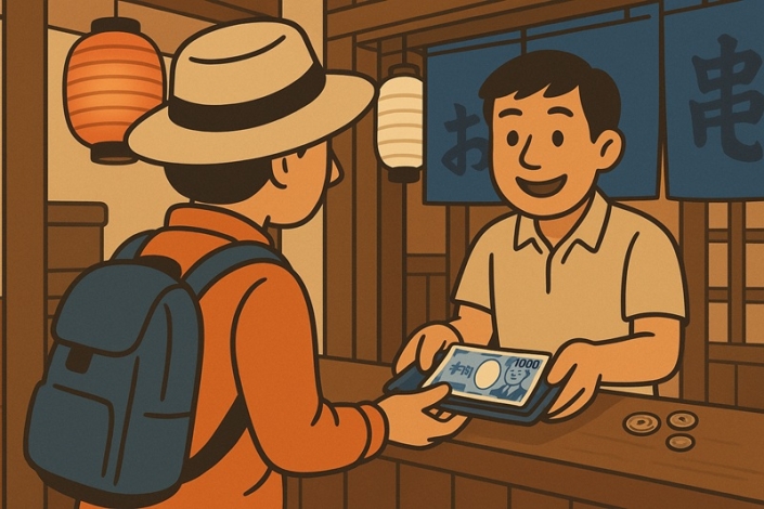 Yen, ATM et cartes de cr&eacute;dit
